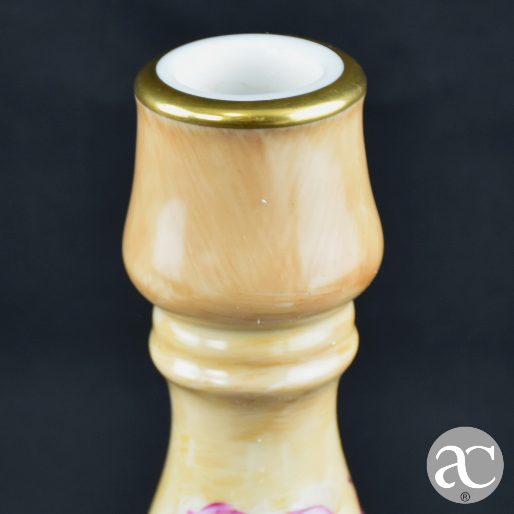 Par de castiçais em porcelana Vidal Arte AC0709-4