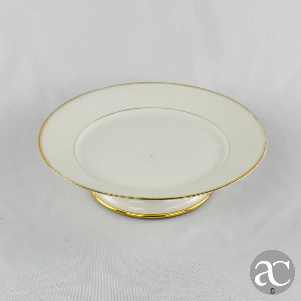 Prato com pé em porcelana LIMOGES AC1582