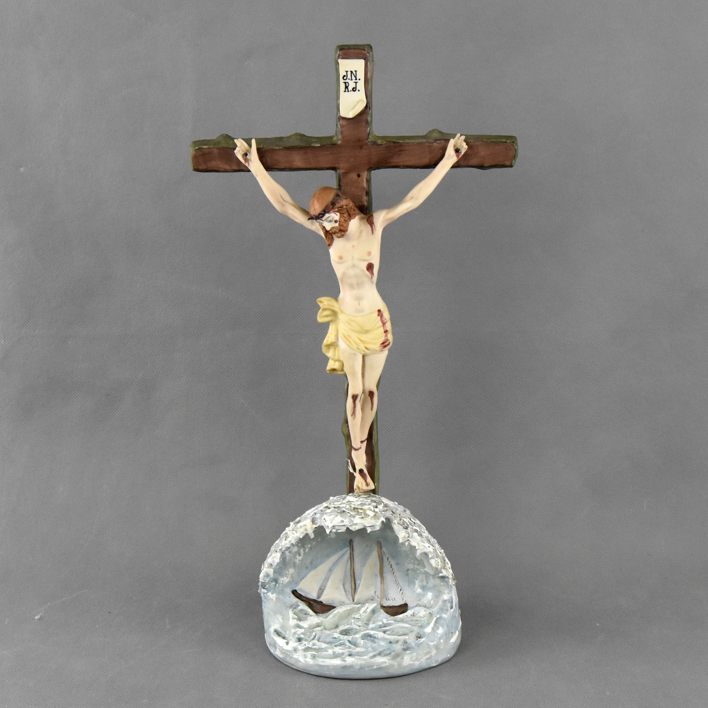 Cristo crucificado biscuit Porcil AC0534 (1)