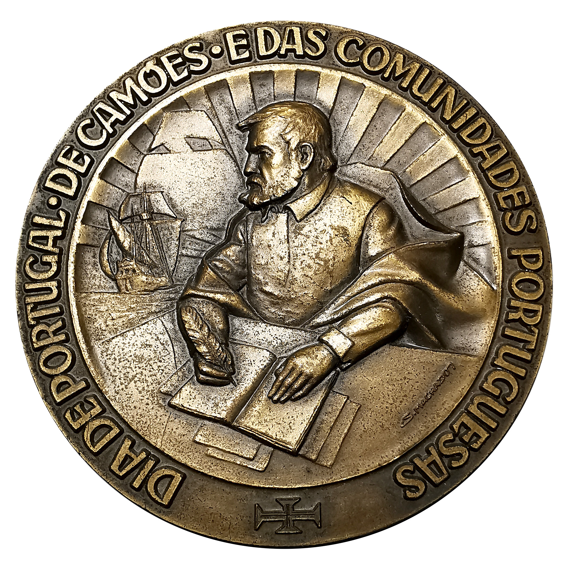 Medalha bronze dia de Portugal Camões AC1493 (1)