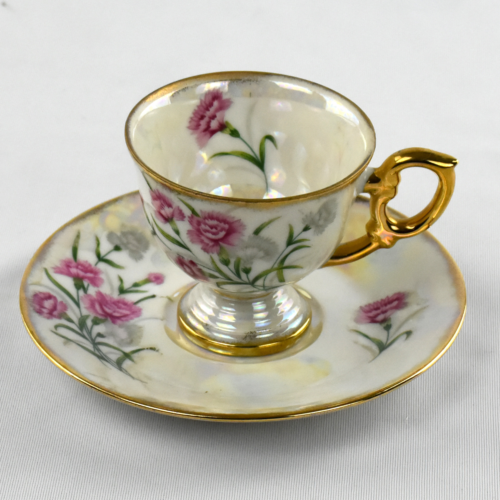 chavena de café lustrina porcelana Japão January AC1641 (1)