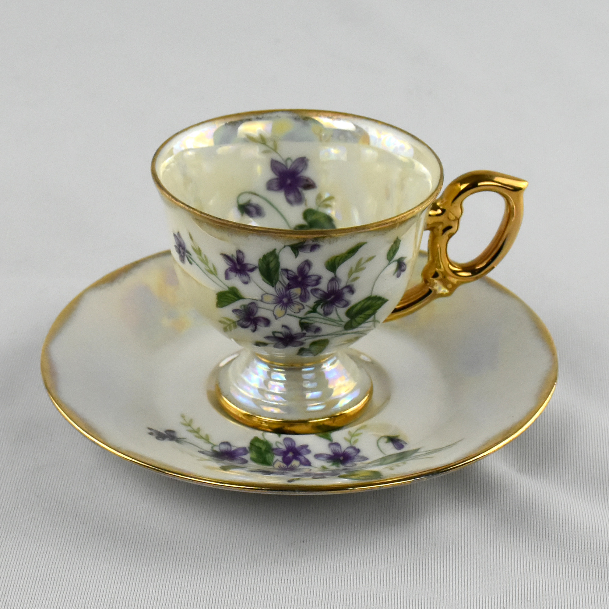 chavena lustrina porcelana Japão Fabruary violet AC1640 (1)