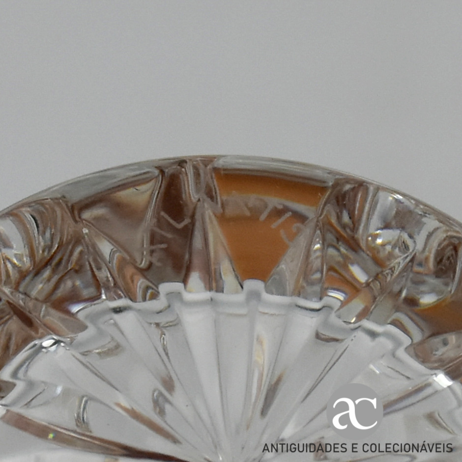 Frasco de perfume em Cristal Atlantis decoração lapidada AC0178-5