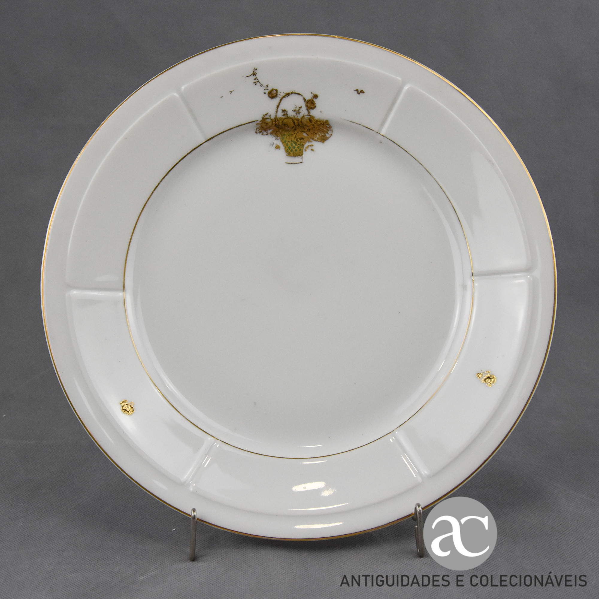 Prato Art Déco da Sociedade de Porcelanas de Coimbra AC0287-2