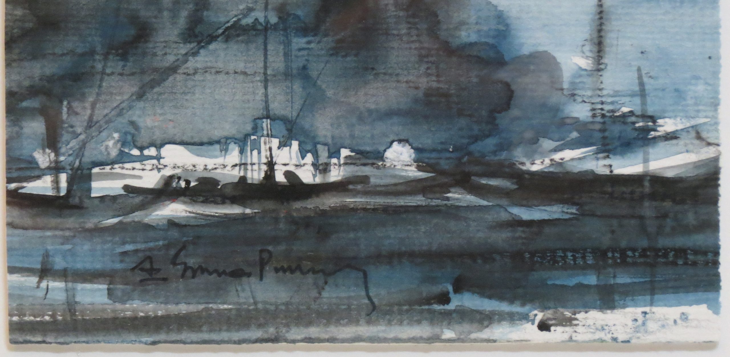 Aguarela de Alberto de Sousa Pereira AC1185 (4)