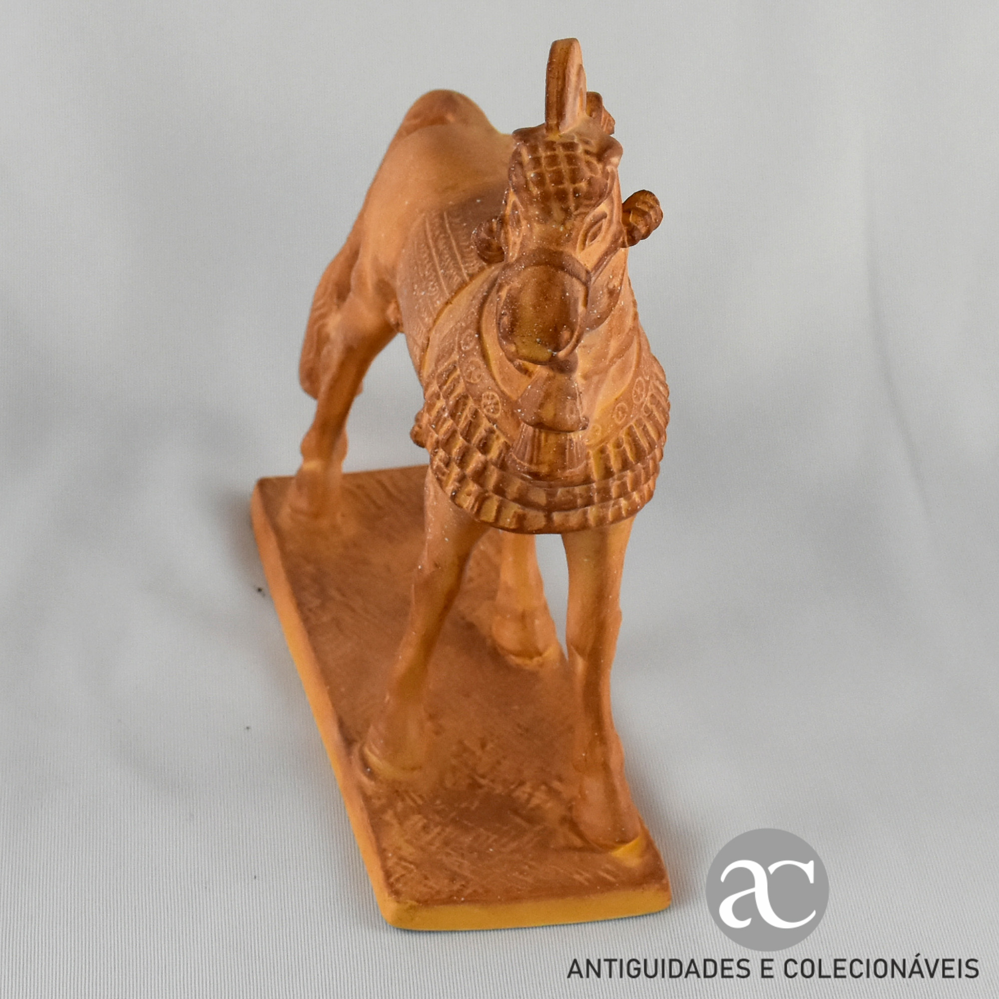 Figura em biscuit de Cavalo 4000 anos de Escultura Equestre - ASSÍRIO AC0818-2