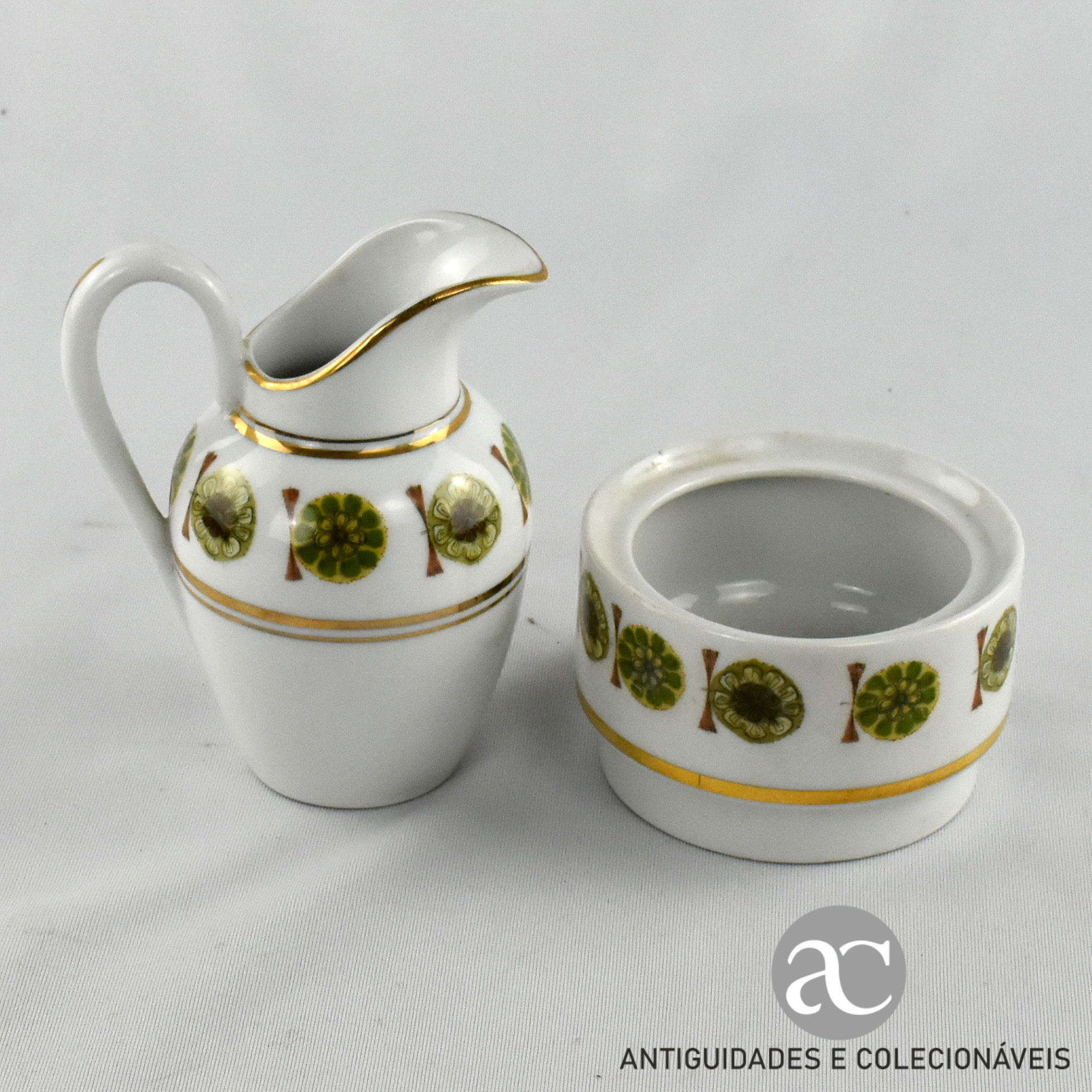 Leiteira e açucareiro em porcelana Artibus AC1475-7