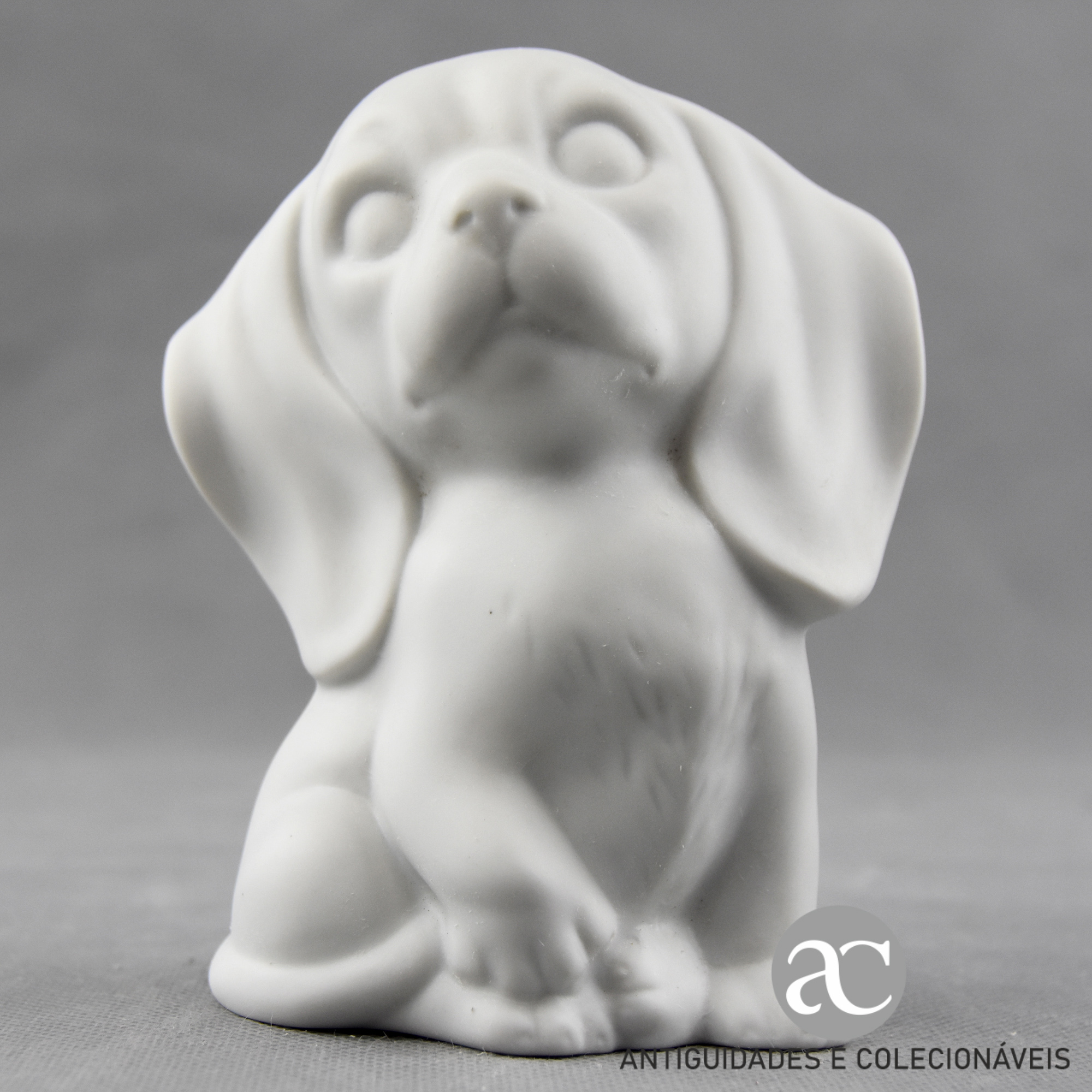 Paliteiro em Biscuit em forma de Cão AC0427