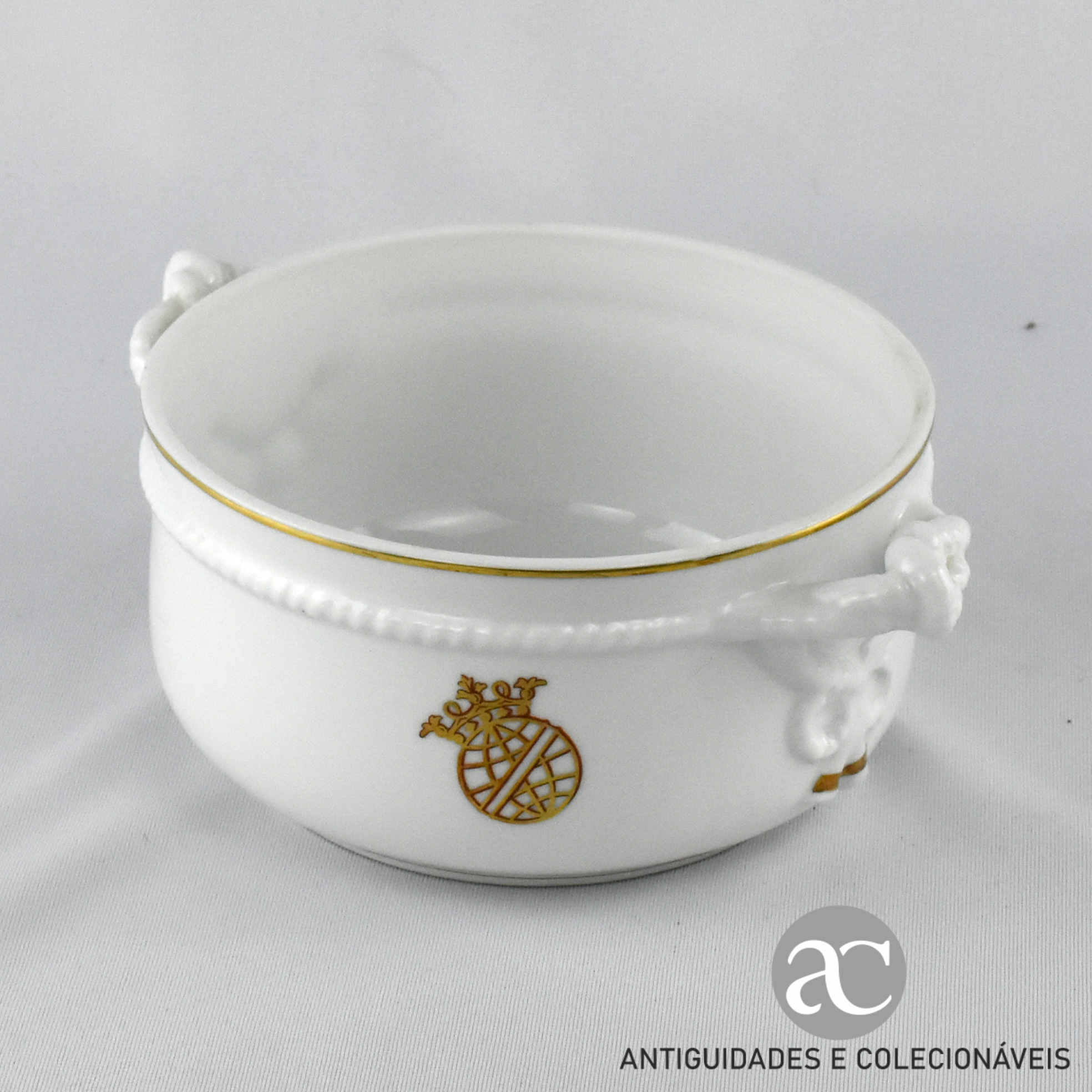 Terrina com apresentador, Brasonada Serviço -Esfera Armilar- AC1445-14