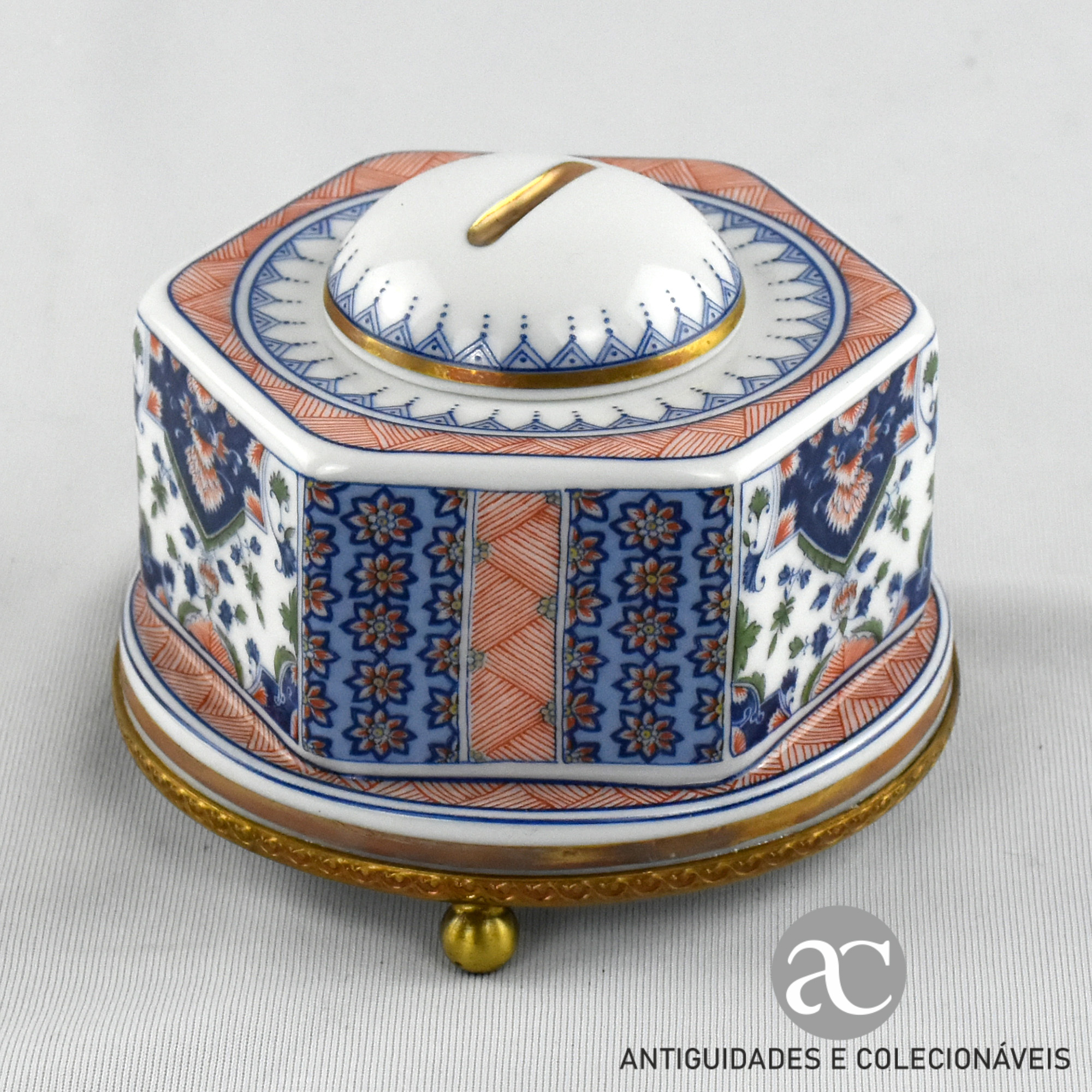 Tinteiro em porcelana Maravilhas da Porcelana - Os Tinteiros AC1534-2