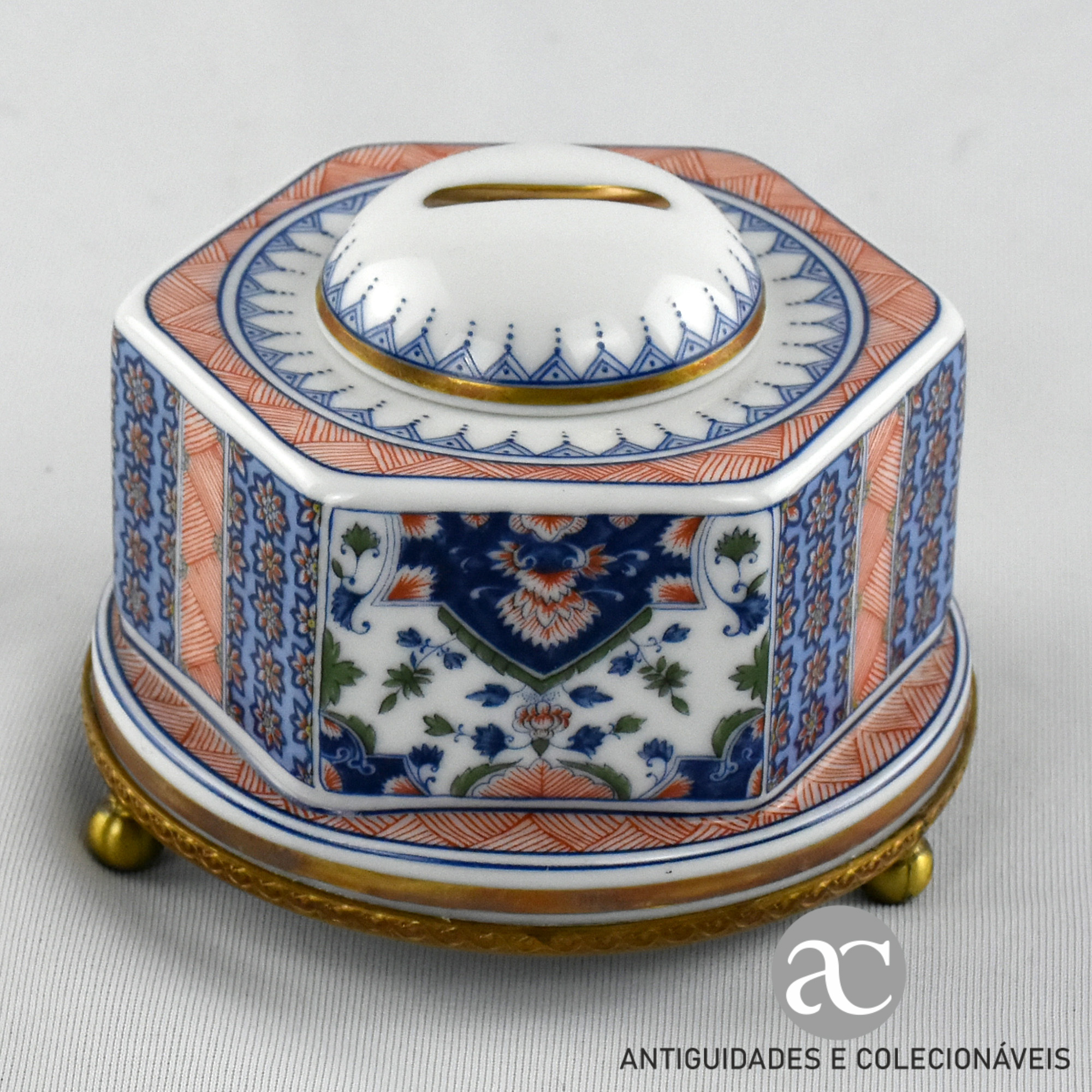 Tinteiro em porcelana Maravilhas da Porcelana - Os Tinteiros AC1534