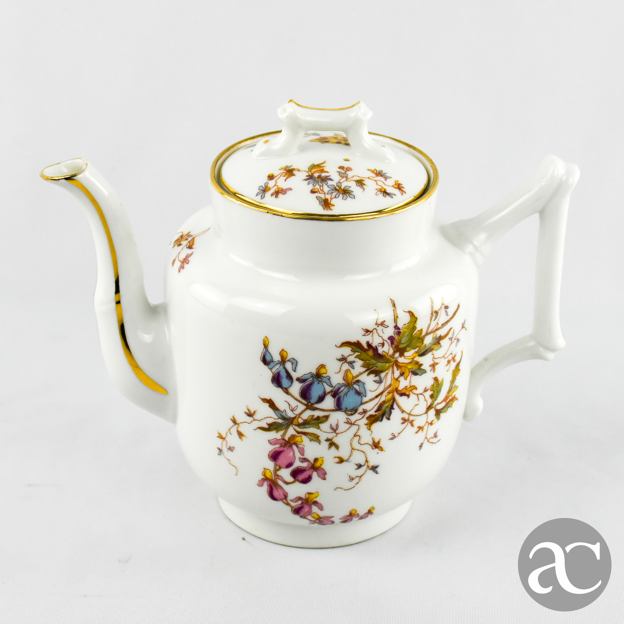 Bule porcelana Limoges, França séc. XIX AC1823