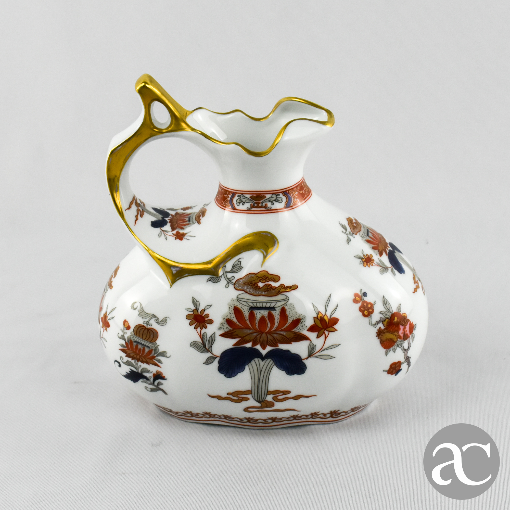 Jarro com brasão porcelana Neoclassica AC1821