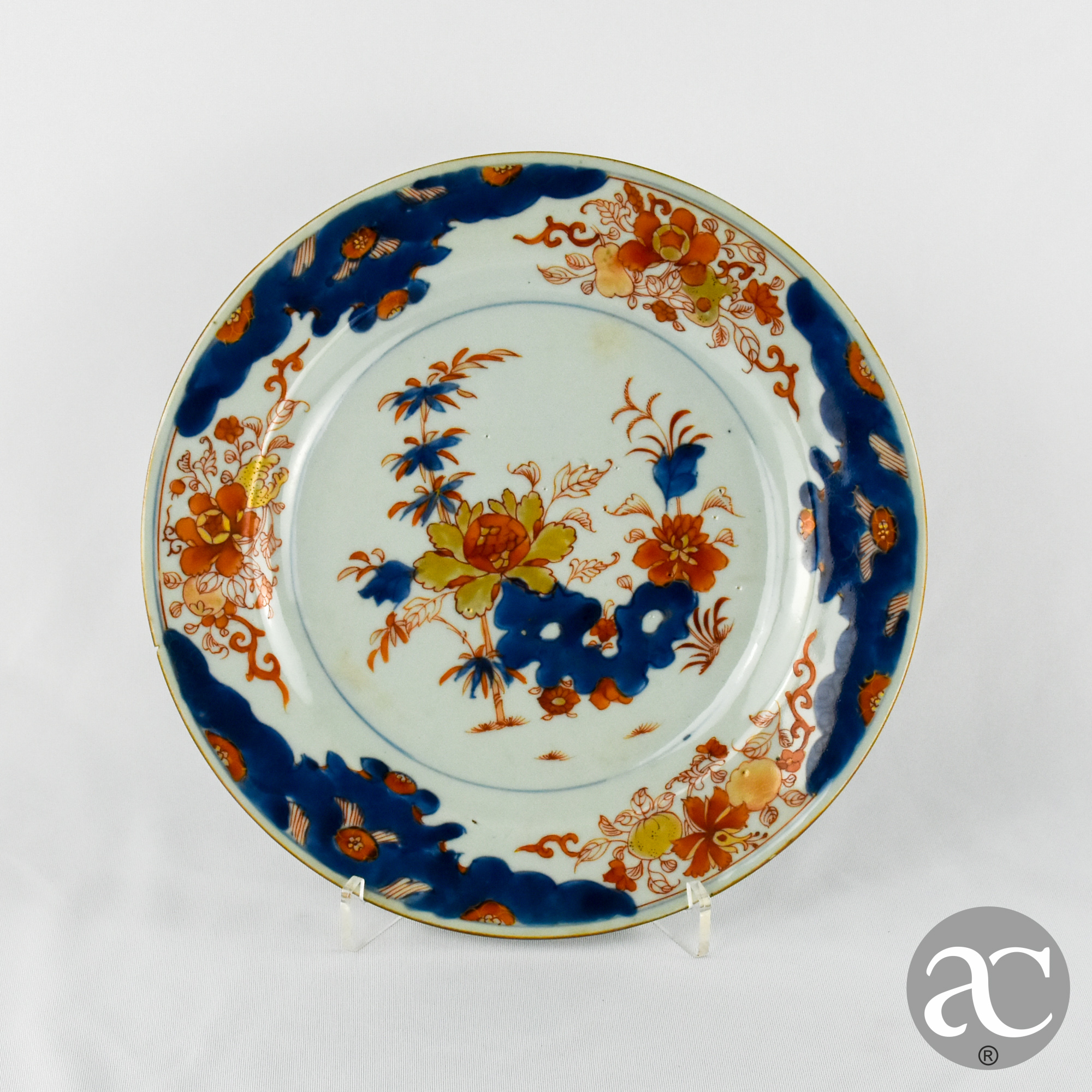Prato Porcelana da China, decoração Imari Kangxi AC1893