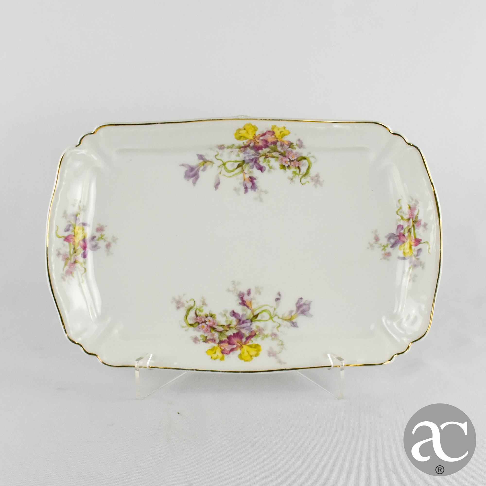 Travessa em porcelana Vista Alegre entre 1881 e 1921 AC1865