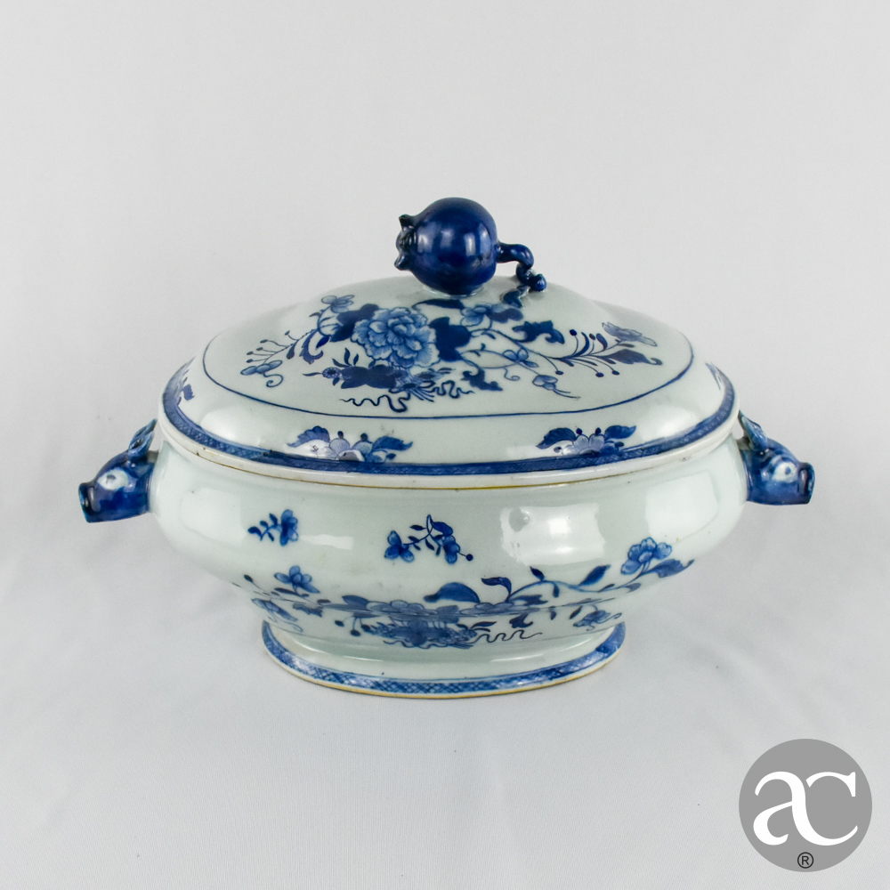 terrina porcelana Qianlong Azul AC1958 (1)