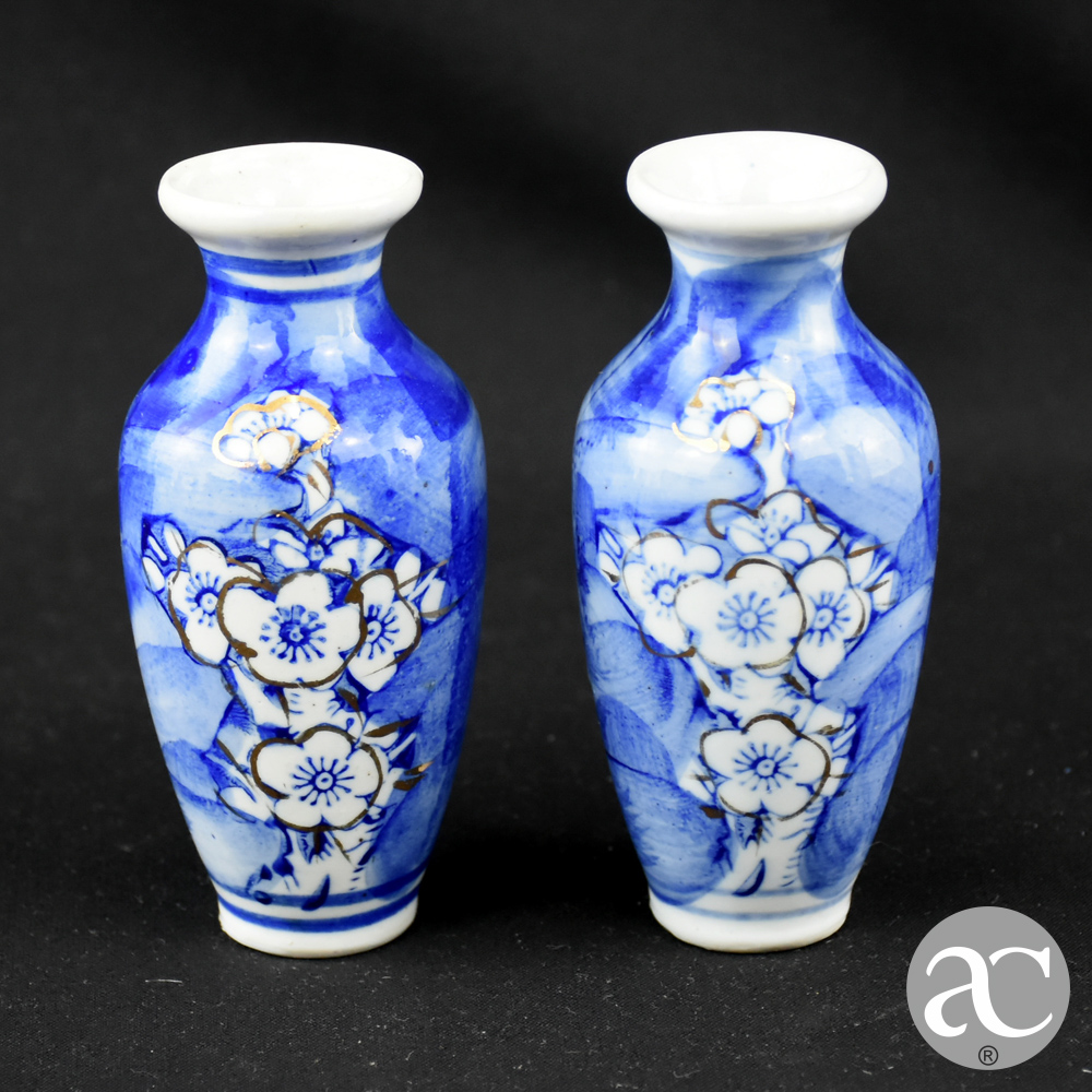Par de pequenas jarras, Prunus AC0852