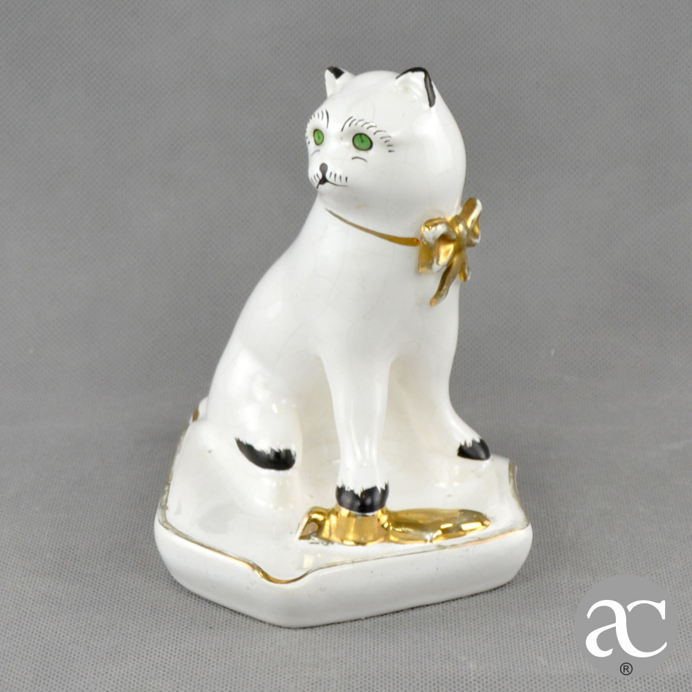 Cinzeiro em Faiança gato AC1064
