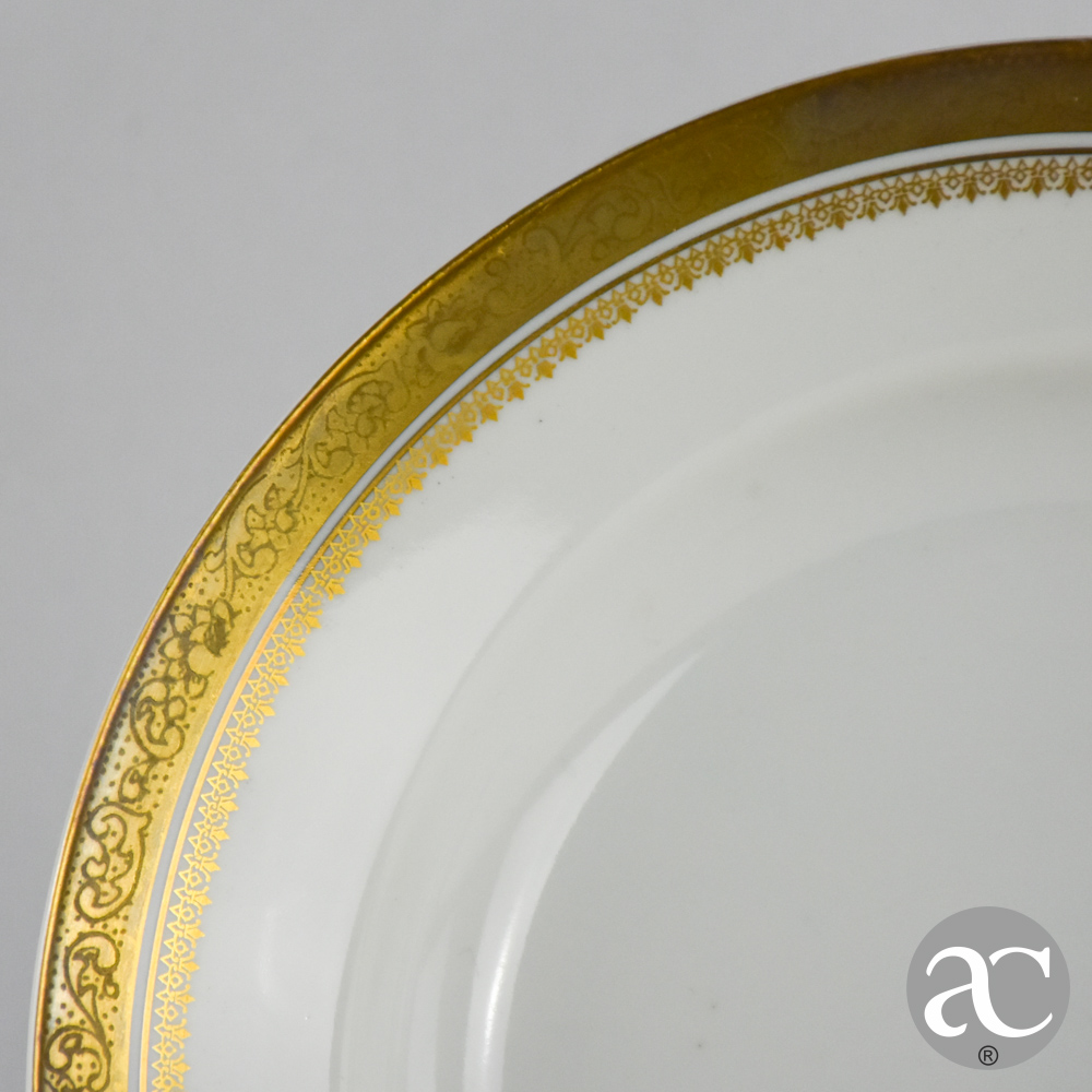 Prato fundo Artibus bordo a ouro AC2135-2