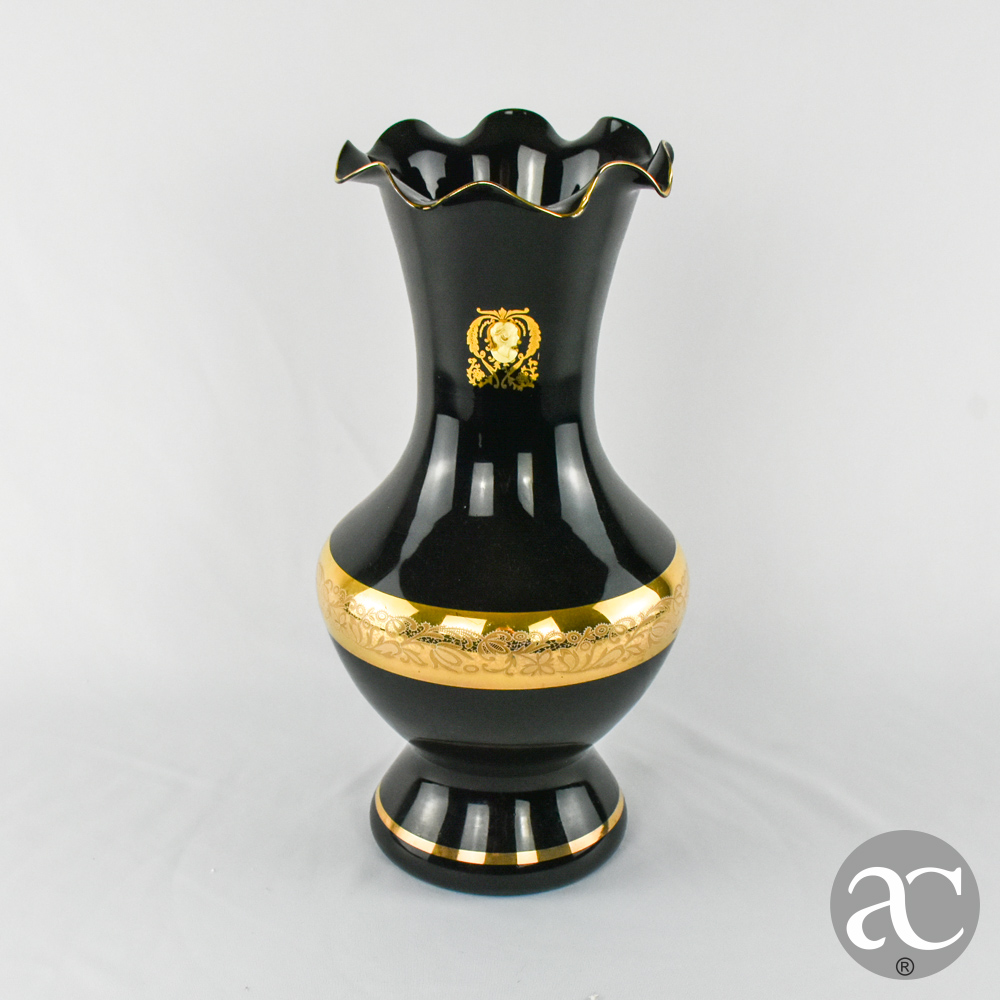 Jarra vidro Opalino Preto AC2389