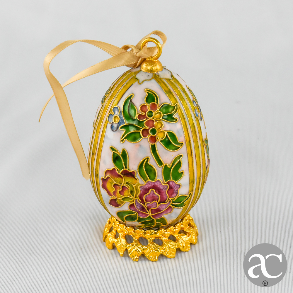 Ovo de pendurar em cloisonné AC2395