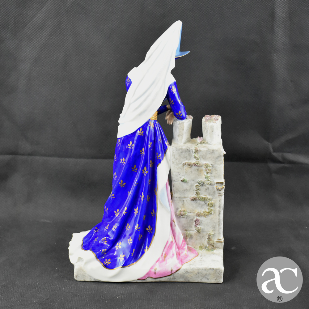 Par de figuras de Músico e Donzela em Porcelana Artibus AC0087-13