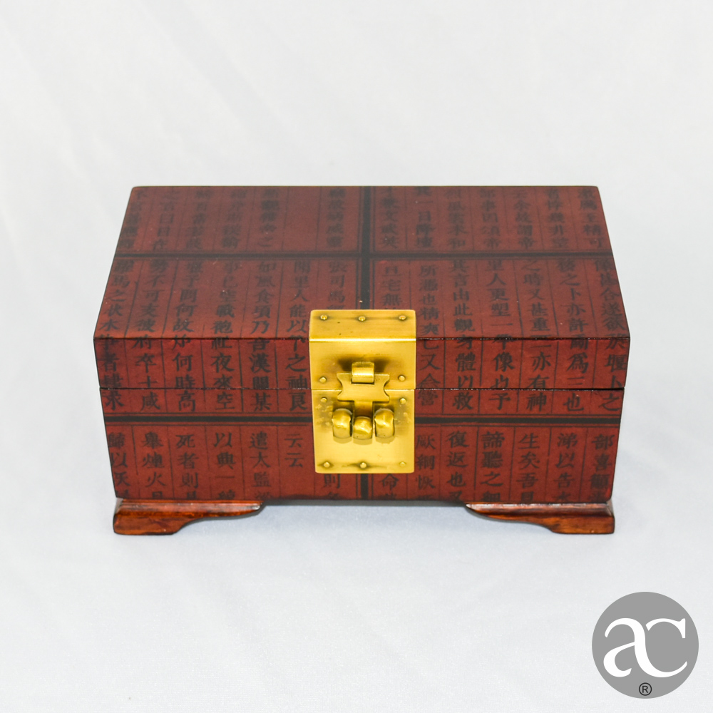 guarda-joias madeira carateres chineses AC2434