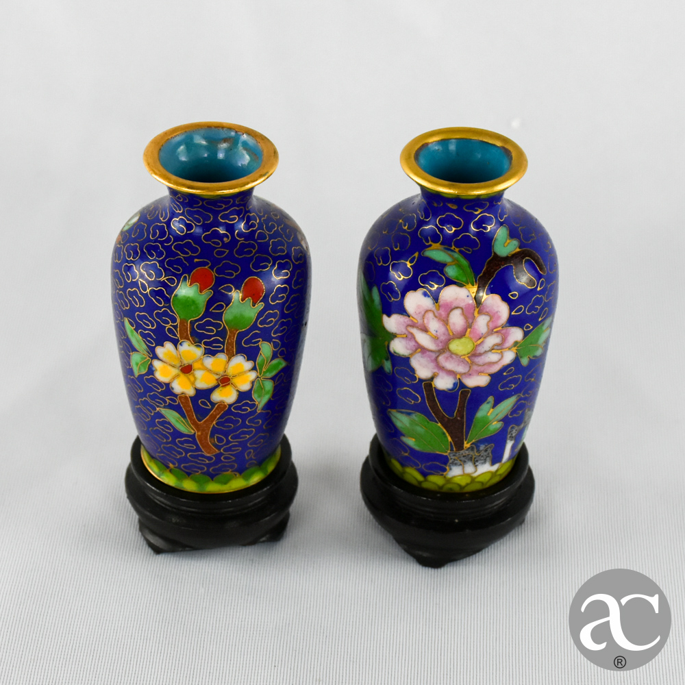 par de jarras em cloisonné AC2407-2