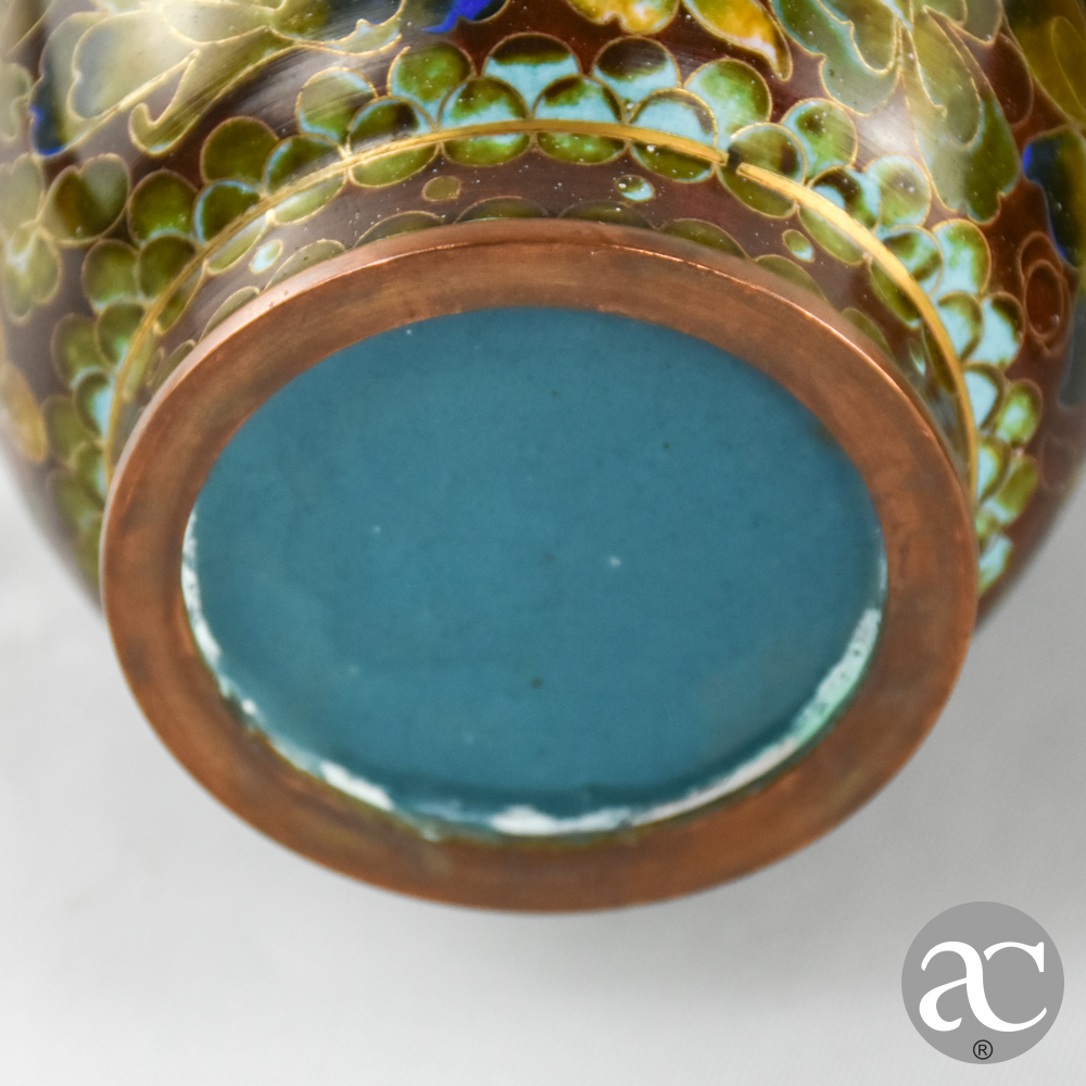 par de jarras Cloisonne AC2516-10