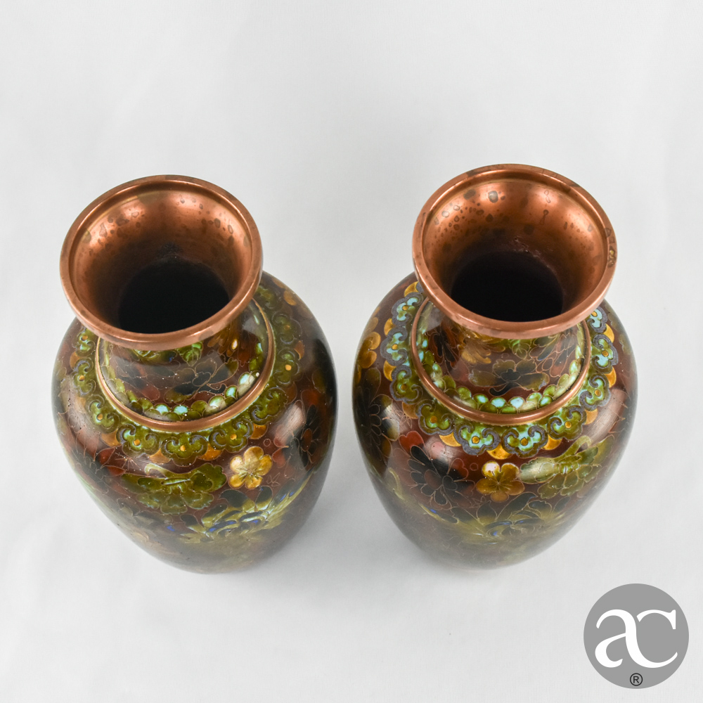 par de jarras Cloisonne AC2516-3