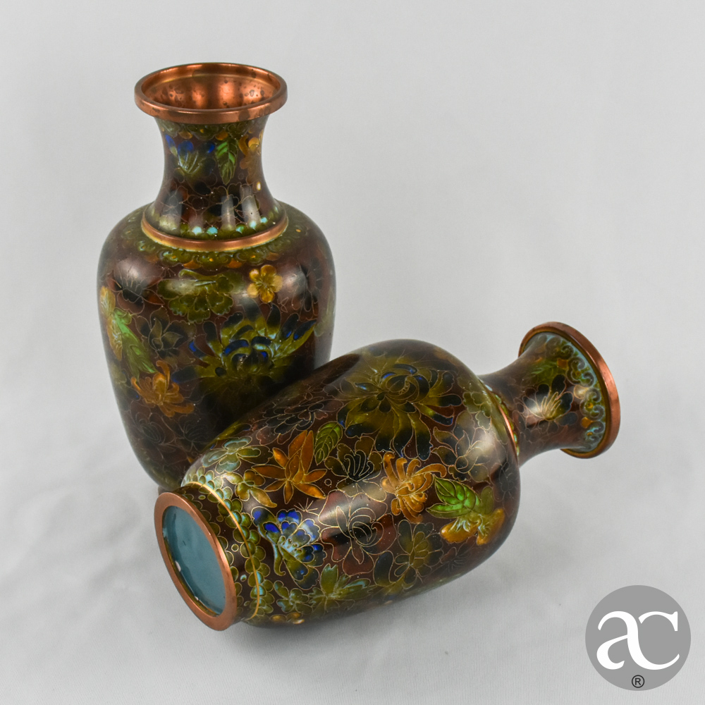 par de jarras Cloisonne AC2516-6