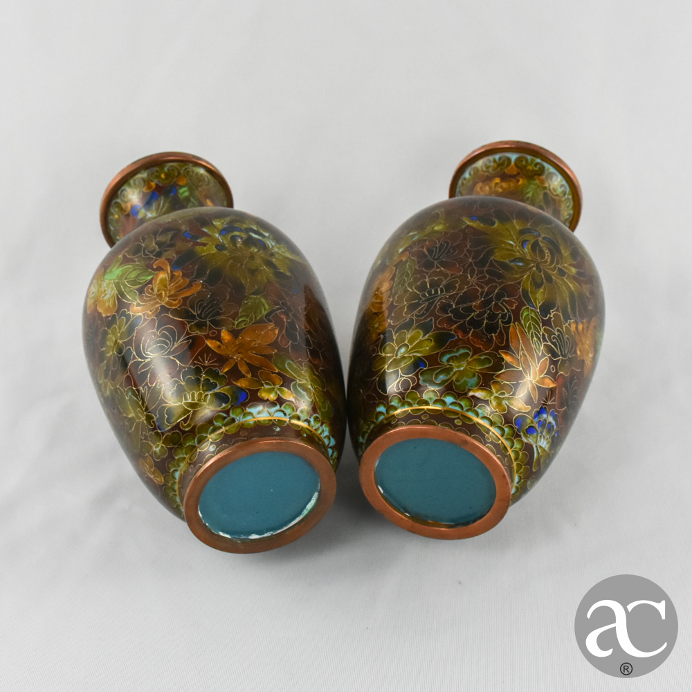 par de jarras Cloisonne AC2516-7