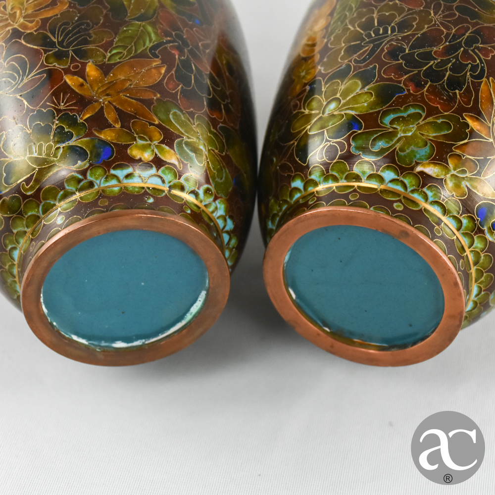 par de jarras Cloisonne AC2516-8