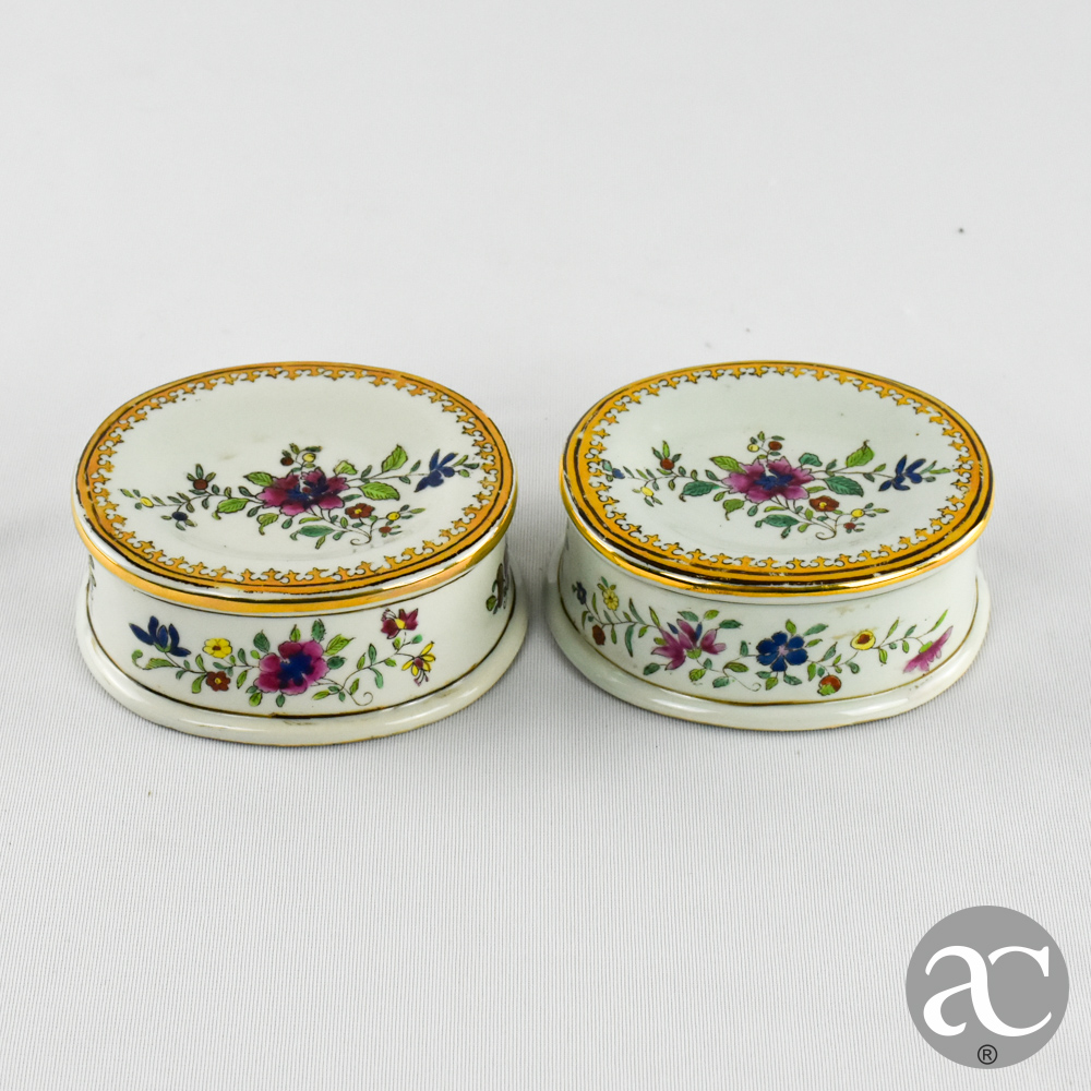 par de saleiros porcelana da China AC2564