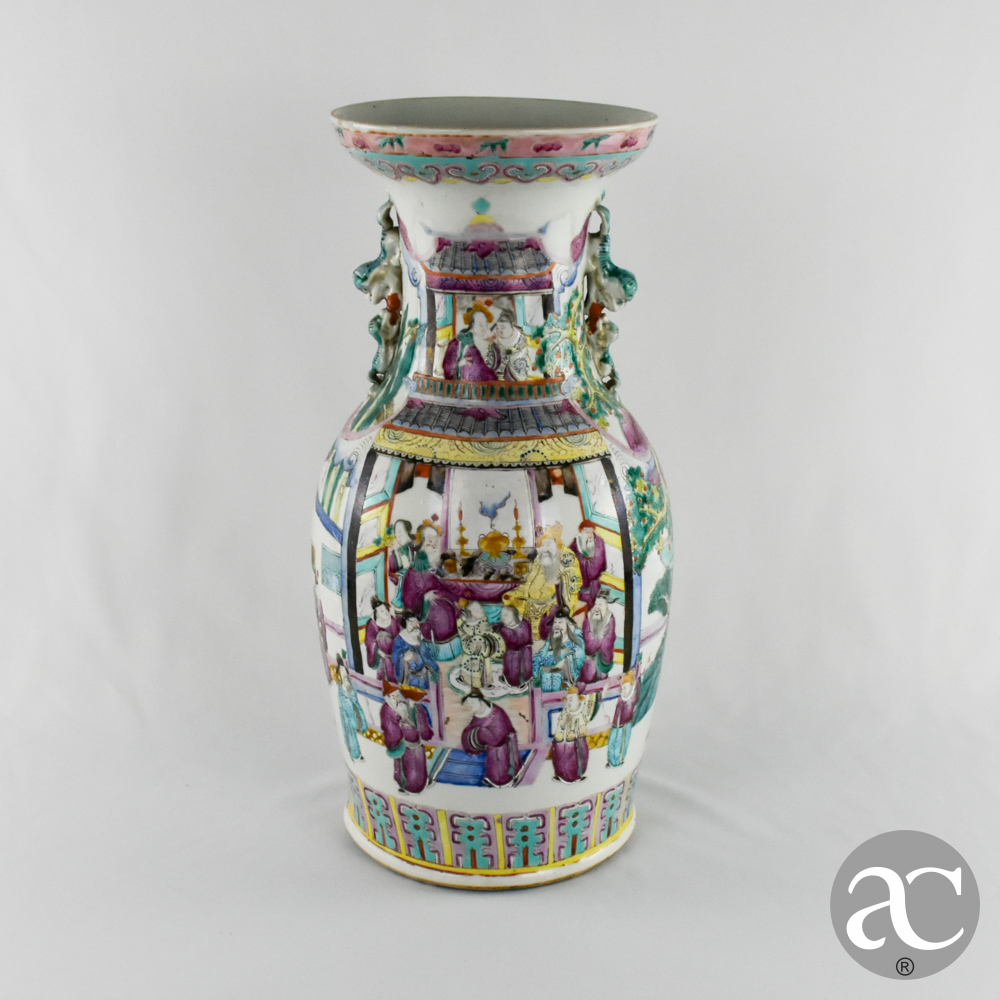 Jarrão porcelana China XIX AC2633 (1)