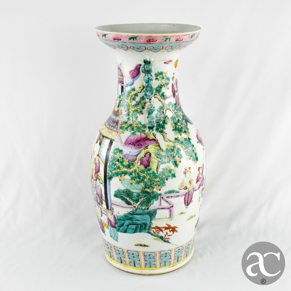 Jarrão porcelana China XIX AC2633 (15)
