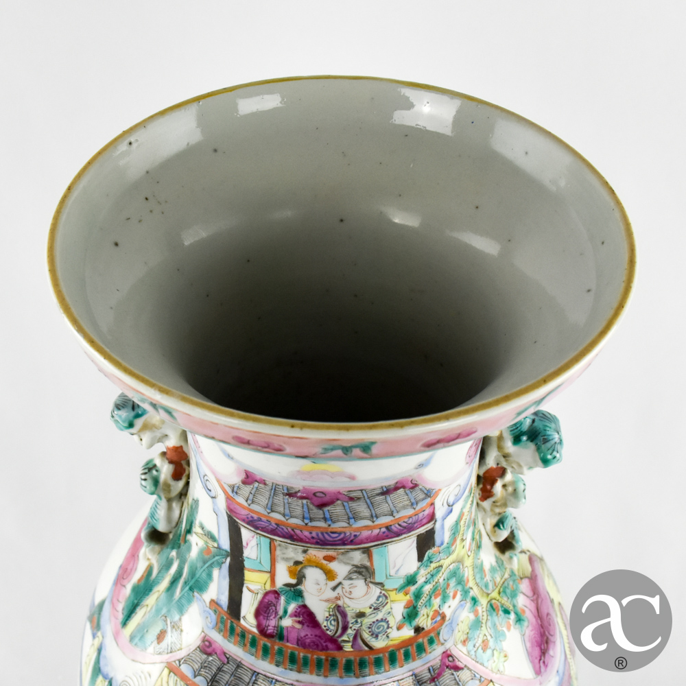 Jarrão porcelana China XIX AC2633 (4)