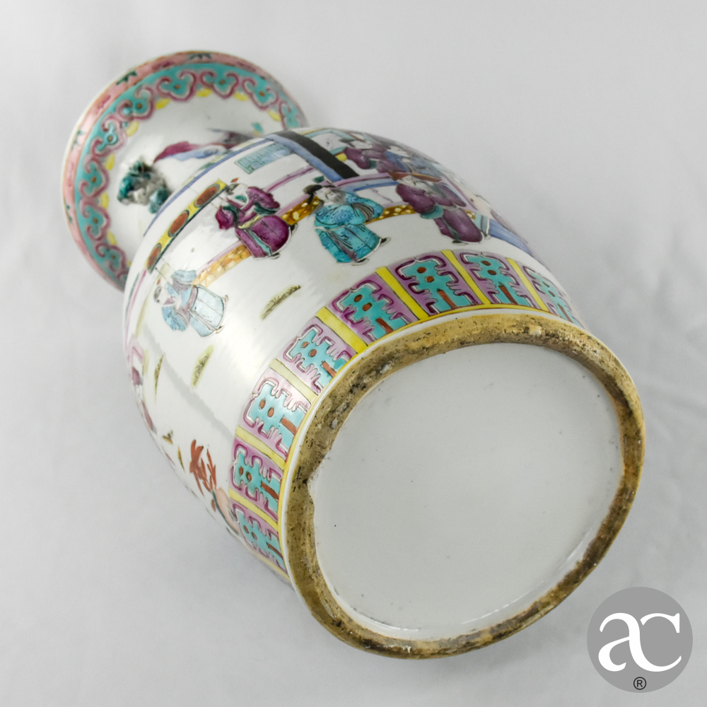 Jarrão porcelana China XIX AC2633 (6)