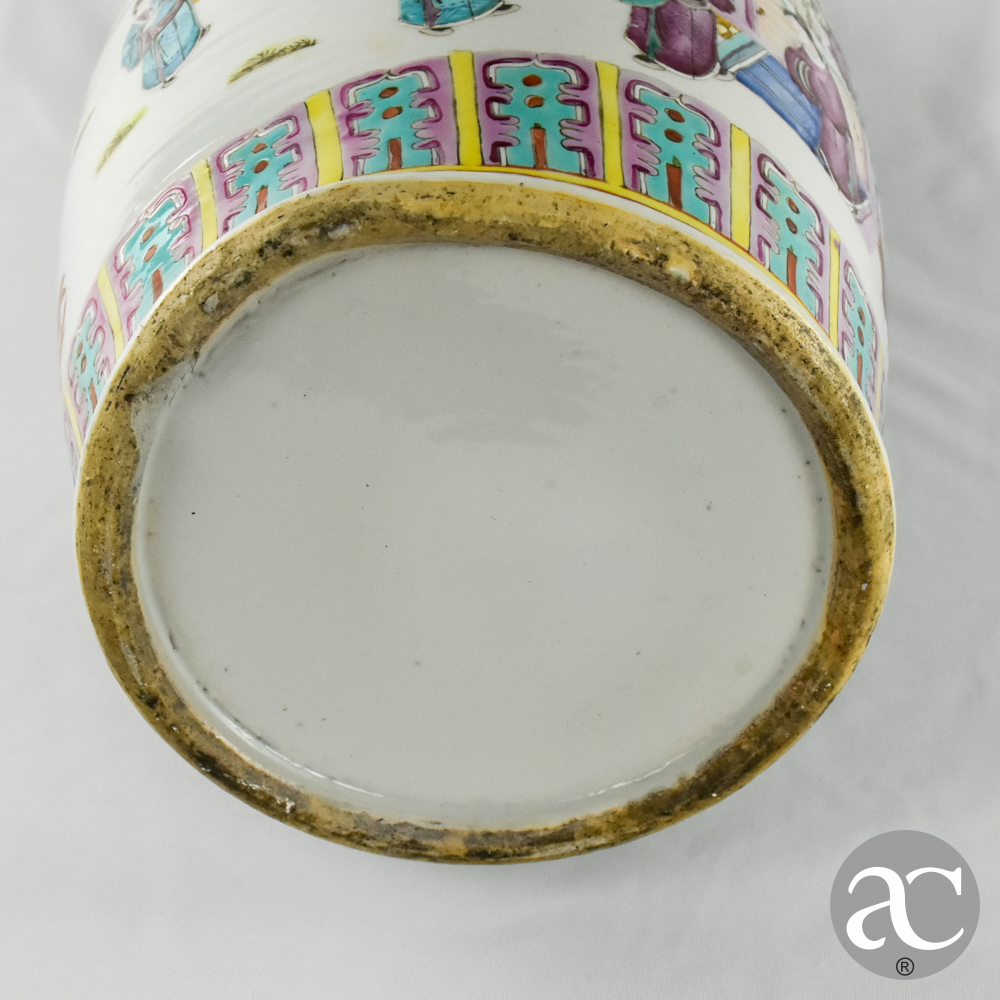 Jarrão porcelana China XIX AC2633 (7)