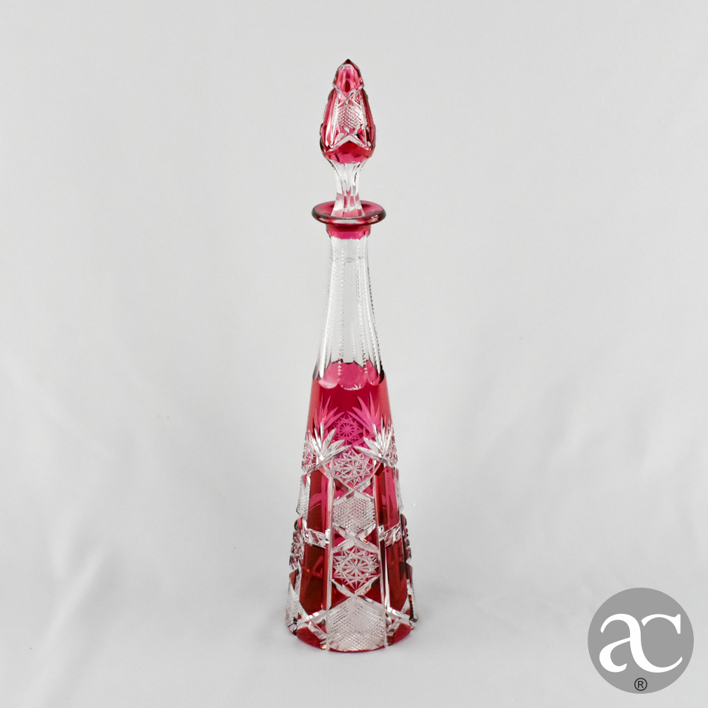 garrafa Cristal vermelha AC2636