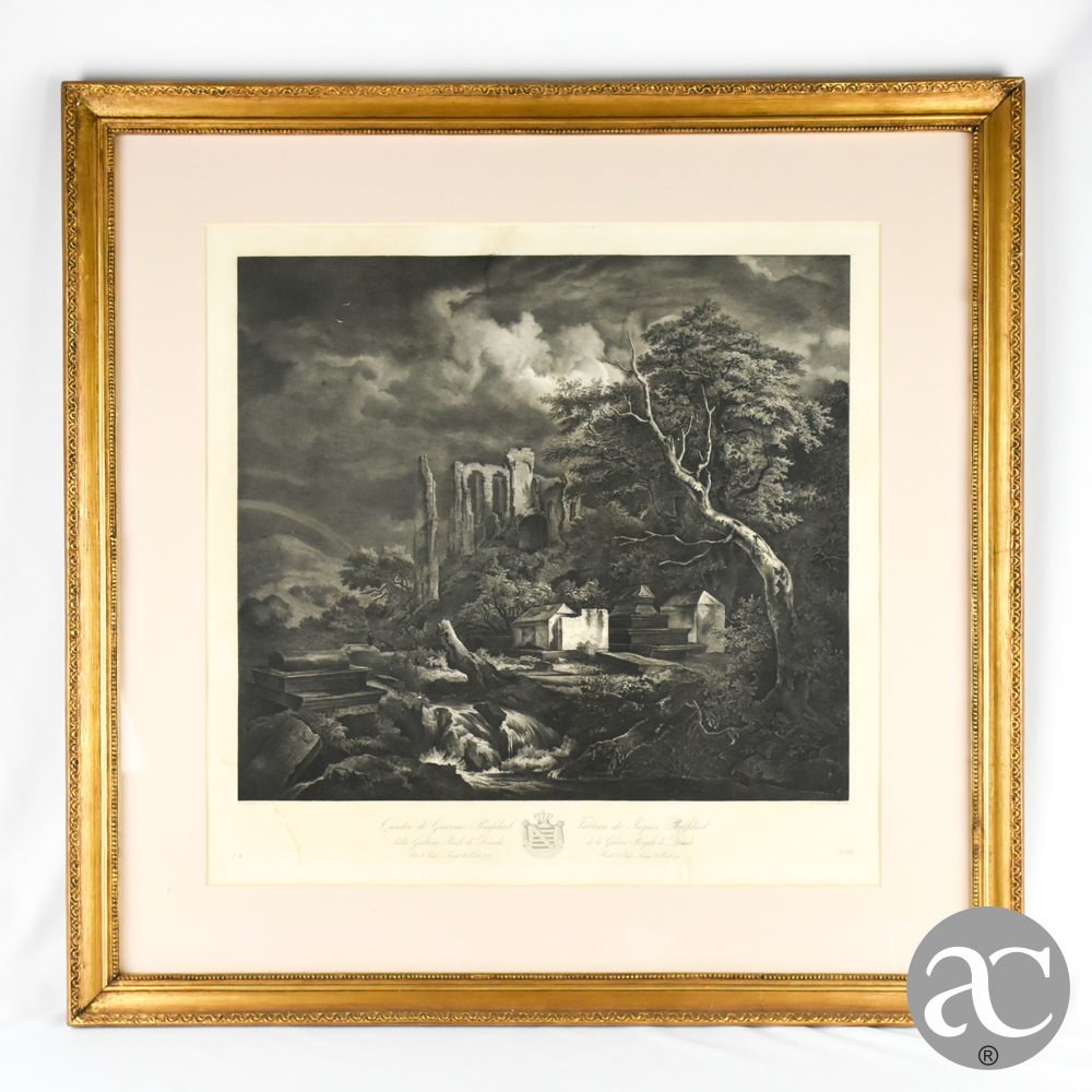 Gravura Quadro di Giacomo Ruifdael AC2707