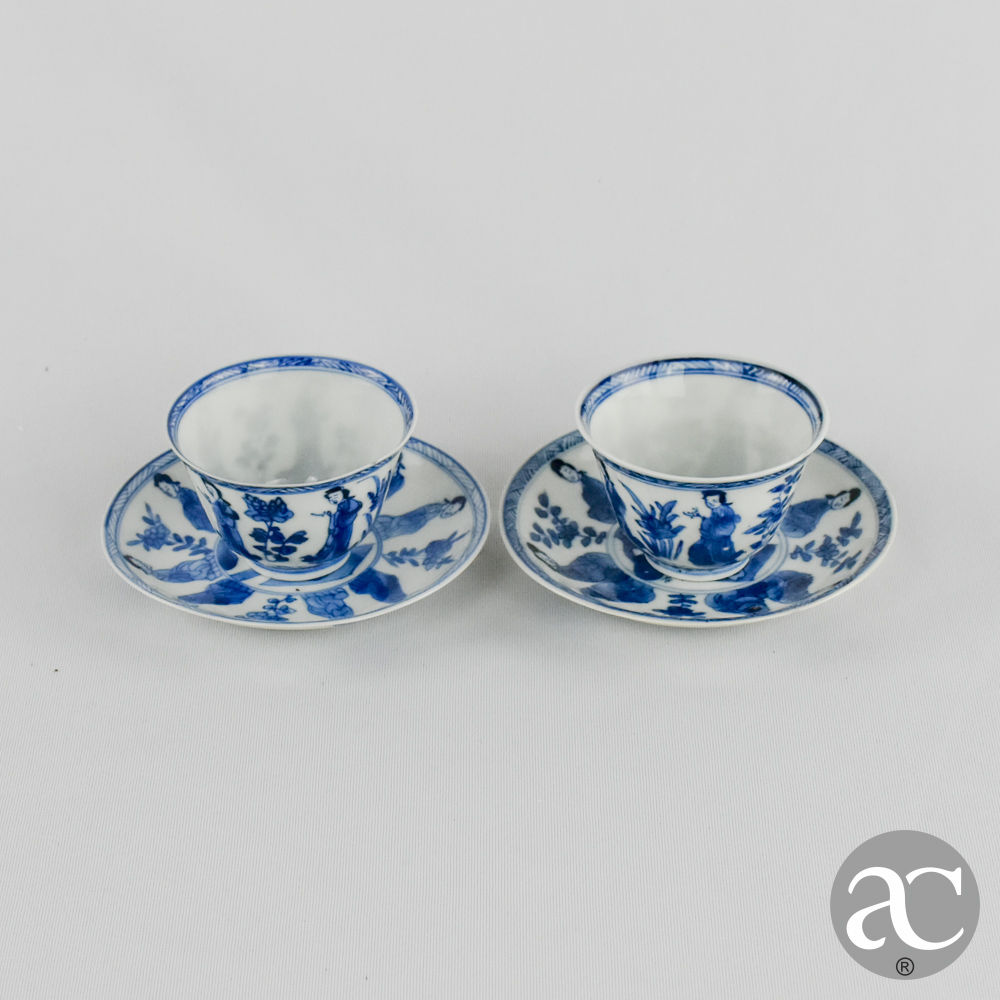 par de taças Kangxi AC2814