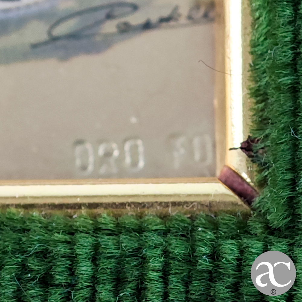 quadro pintado e folha de ouro AC2870-6