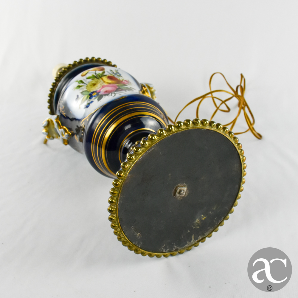 Candeeiro francês em porcelana e bronze AC2919-12