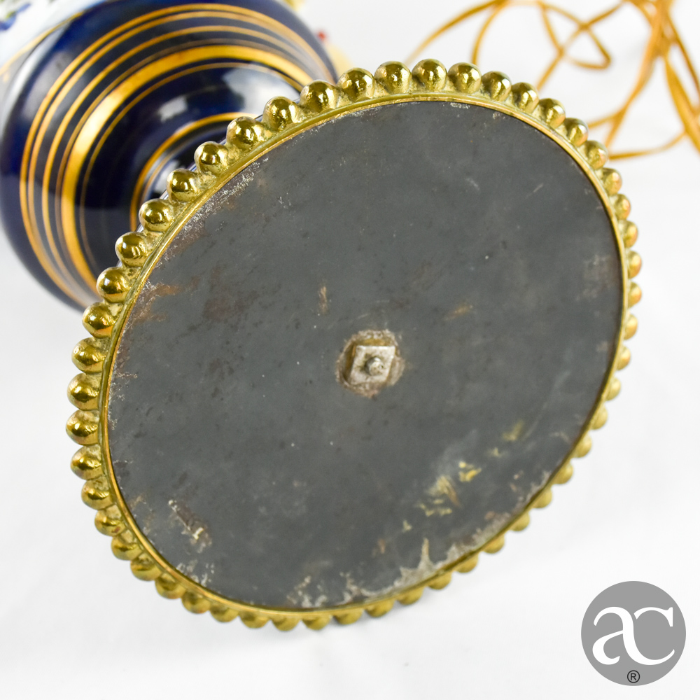 Candeeiro francês em porcelana e bronze AC2919-13