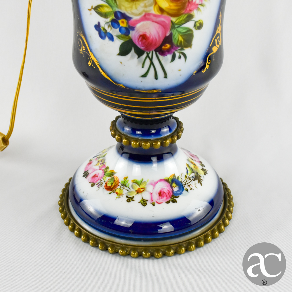 Candeeiro francês em porcelana e bronze AC2919-2