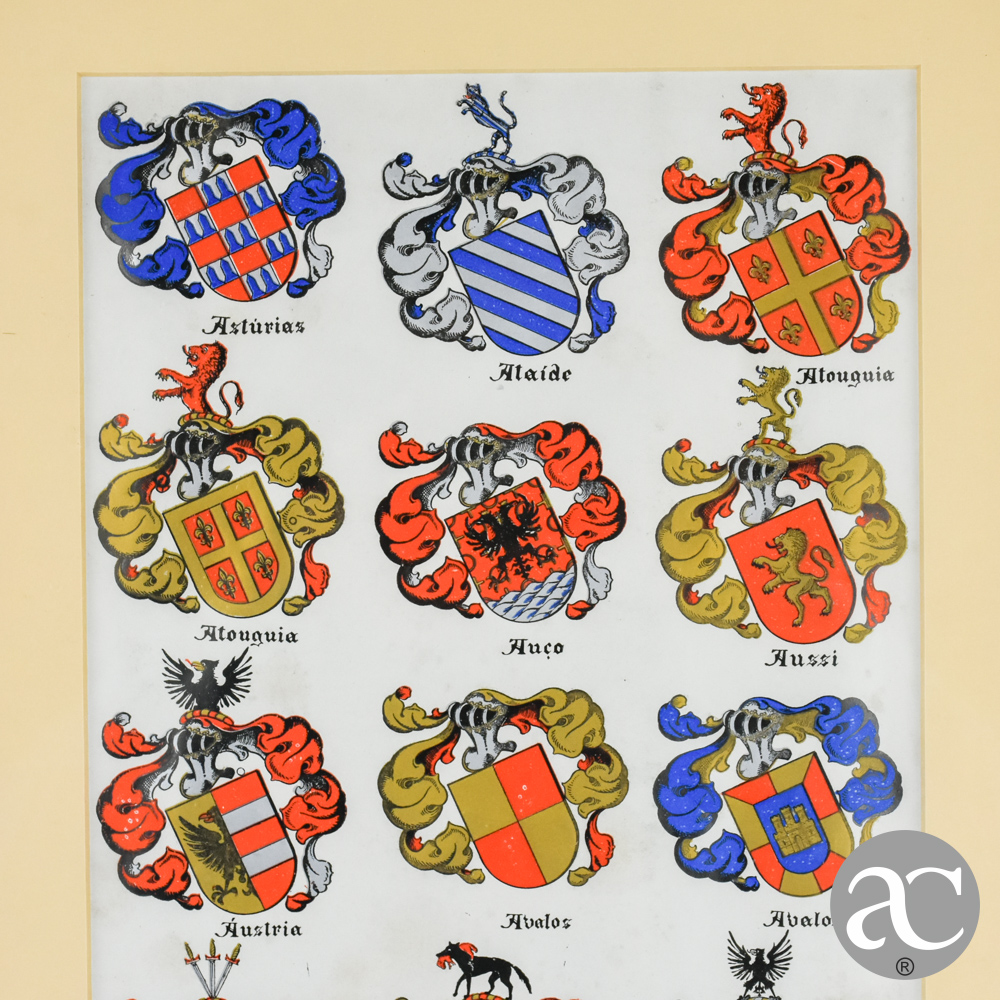 Litografia de brasões AC2982-3