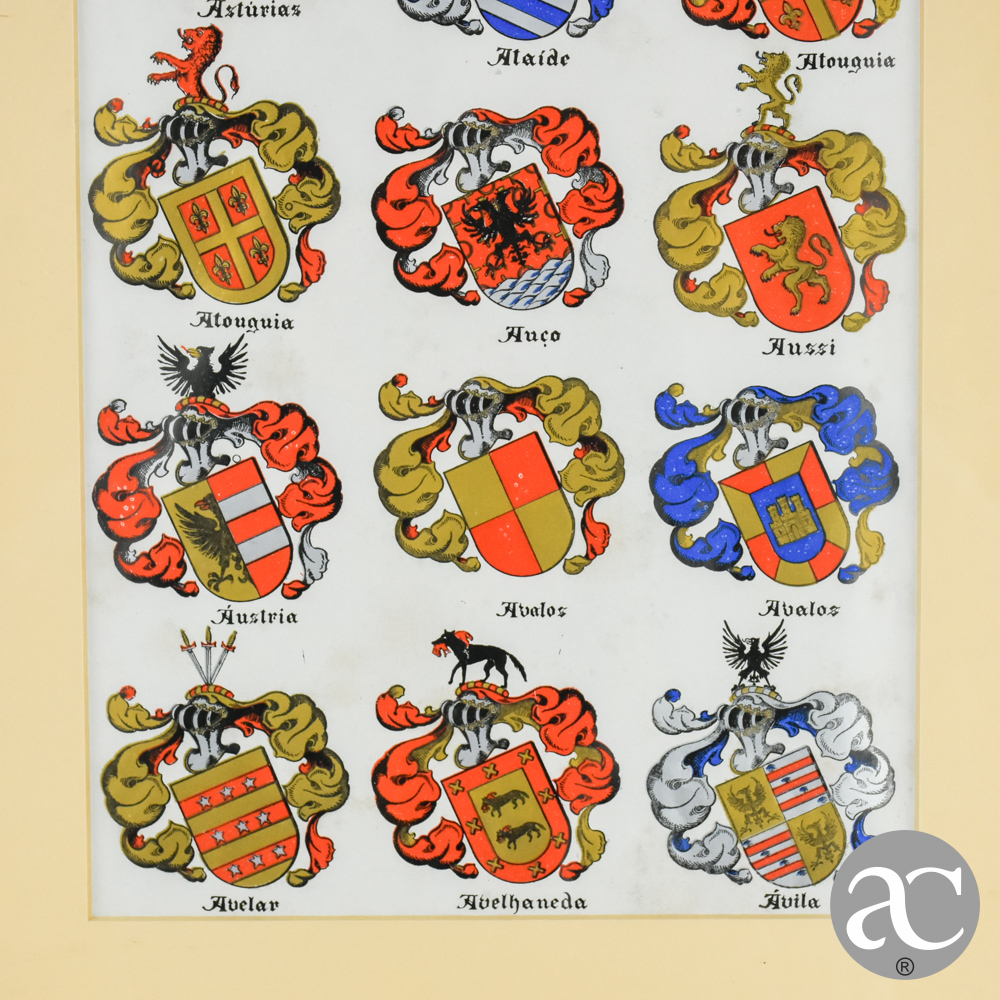 Litografia de brasões AC2982-4