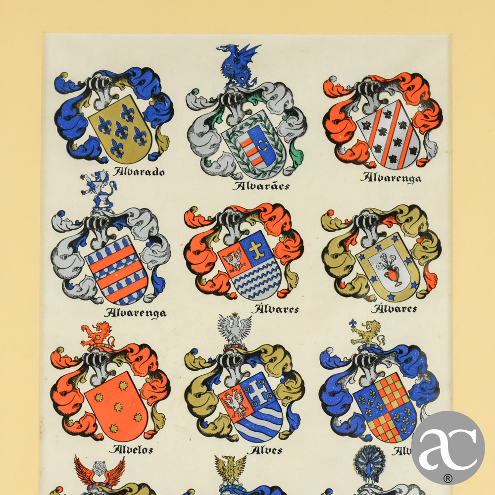 Litografia de brasões AC2984-2