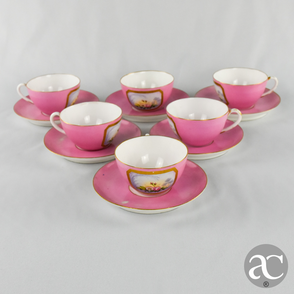 conjunto de 6 chávenas de cha AC3014